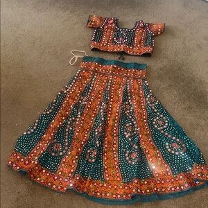 Traditional Embroidered Lehenga Choli - 2 piece